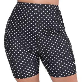 Women's 7" Plus Size High Waisted Boardshorts Swimsuit Boy Shorts Bikini Bottoms Swim Shorts