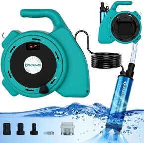 Portable Transfer Pump Compatible for Makita 18V Battery, 635GPH, 120W Battery Powered Water Pump, Deep Well Submersible Water Pump for Garden, Camping, Kiddie Pool, Fish Tank(No Battery)