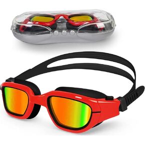 XDX Kids Swim Goggles ، نظارات الأطفال المستقطبين مع حماية الأشعة فوق البنفسجية ، مضاد للضباب لا تسرب نظارات السباحة للأطفال الشباب 6-14