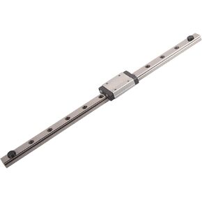 SUZANNE MGN12H 300mm Linear Rail Guide with 1 Stainless Steel MGN12H Carriage Block, Precision CNC and 3D Printer Upgrade, Ideal for Ender 3, CoreXY, Delta, and Machining Equipment