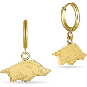 Stone Armory Earrings for Arkansas Razorbacks – 18K Gold Plated Stainless Steel Jewelry Designed for Sensitive Skin – A Gift for University of Arkansas Fans, Women, and Graduates