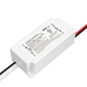 EMITEVER 96W Dimmable LED Driver,120VAC to 24VDC Electronic Transformer,Dimmable Power Supply for LED Strip Light,Kitchen,Cabinet, Compatible with Most Lutron and Leviton Dimmers,Class 2,UL Listed