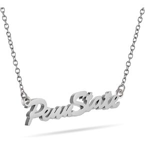 Stone Armory Necklace for Penn State Nittany Lions - Stainless Steel Jewelry Designed for Sensitive Skin - Adjustable 16-20in Chain, Gift for Penn State University Fans, Women, and Graduates