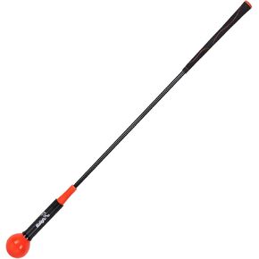 Balight Golf Swing Trainer Aid and Correction for Strength Grip Tempo & Flexibility Training Suit for Indoor Practice Chipping Hitting Golf Accessories (48 Inches, Red)