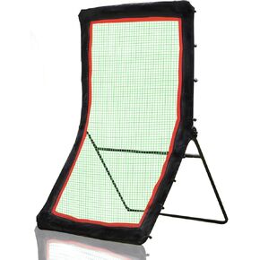 Kapler Lacrosse Rebounder Volleyball Rebounder 4x7ft Lacrosse Bounce Back Net with 5 Bounce Back Rebound Angles for Lacrosse Lax Volleyball Baseball and Soccer Backyard Practice
