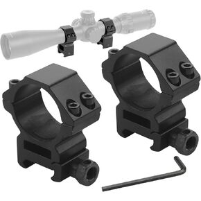 حلقات نطاق توابل 30 مم من قضبان Weaver Picatinny بحجم 20 مم (واحد لديه دبوس التوقف)