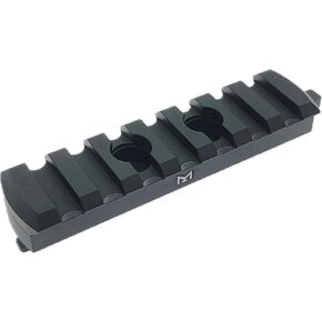 GamePro&Oo Quick Detach/QD 7 Slot Rail Mount with 2 Sling Holes,MLok Only, Black