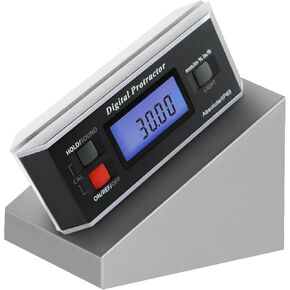 Digital Angle Finder Magnetic Protractor Inclinometer Angle Level Meter Angle Finder Tool Digital Protractor Bevel Gauge for Woodworking,Table Saw,Construction V-Groove 0~360 degree with Backlight