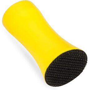 Flex Sanding Blocks 1 Inch, Hook and Loop Sanding Block, Foam Round Hand Sanding Blocks for Woodworking, Furniture Restoration, Home and Automotive Body (Circle, D=1")