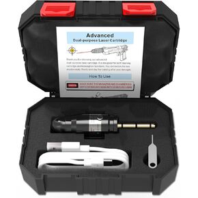 Laser Training Cartridge & Boresighter Dual Function for Cal 9MM/22LR to Dry Fire Practice and Bore Sighting