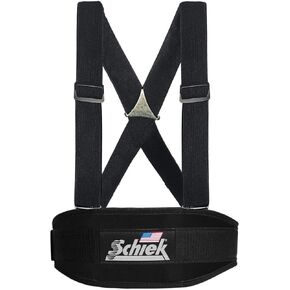 Schiek Model 4006 Support Belt with Suspenders - Back Support Belt for Men and Women - Back Support Brace
