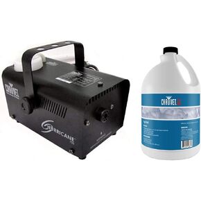 Chauvet DJ CHV-H700 Hurricane Pro Fog Smoke Machine with Remote and FJU 1 Gallon Bottle of Fog Smoke Juice Fluid