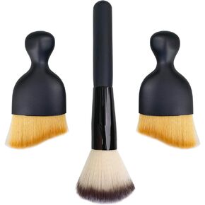 3 Pack Exquisite Microfiber Duster Brushes, Feather Duster,Car Interior Cleaning Brush - Cleaning Tool Efficient Dust Removal for Car Interior, Computers, Keyboards, Photo Frames, Digital Devices