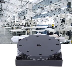 Rotation Stage, Fine Tuning Sliding Table, RS60 L Manual Linear Stage, Trimming Worktable, ?60mm for Production Machinery, Testing Equipment