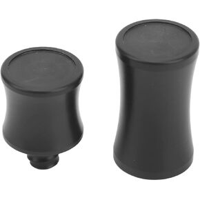 Pool Joint Protector, Premium POM Black Billiard Joint Protectors for Billiard Pool Tip Accessory (Slow Joint) Radial Pin Joint Protectors