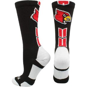 TCK Louisville Cardinals Socks Baseline 3.0 Crew