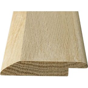 Kigley Solid Red Oak Interior Threshold Wood Overlap Threshold Doorways Reducer Threshold, 36 Inches Long (Classic Style)