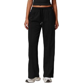 ABOCIW Womens Wide Leg Sweatpants High Waisted Baggy Sweats Pants Drawstring Athletic Joggers with Pockets