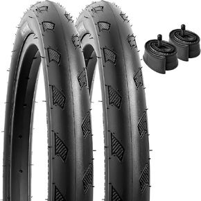 16" Bike Tires 16x1.50/40-305 and 16" Heavy Duty Bike Tubes Schrader Valve Compatible with Road Bike 16x1.50 16x1.5 Bike Bicycle Tires and Tubes (Y-995)