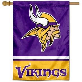 WinCraft Minnesota Vikings Two Sided House Flag