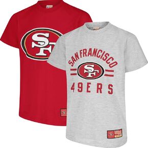 Ultra Game Boys' NFL Official Youth Super Soft 2 Pack T-Shirt Set