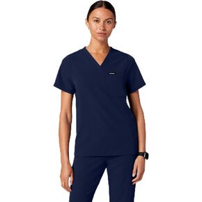 Jaanuu Rhena Women's 1-Pocket Classic V-Neck Scrub Top