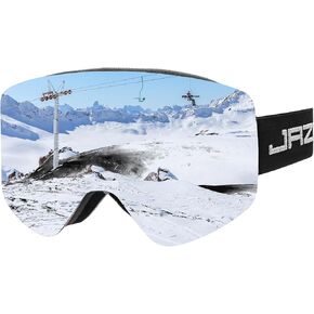Premium Kids Ski Goggles, Anti-Fog Snowboarding Goggles with UV400 Protection, Anti Slip Silicone Elastic Strap