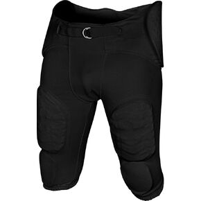 Exxact Sports Proline Youth Integrated Football Pants with 7 Flex Pads, Lightweight Football Practice Pants for Protection