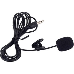 Microphone Lapel Mic 3.5mm Plug Clip-on Omnidirectional Condenser Wired Wireless Mic Computer Speaker Usb Mic Portable Guitar Amp Portable Mic Portable Speaker Loudspeaker Mini