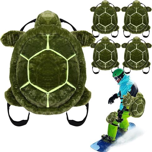 WETTARN 5 PCS منصات بعقب السلاحف الكبيرة للزحفات الجليدية اللطيفة سلحفاة سلحفاة ترس وقائية للتزلج على منصات مرفقة من سلحفاة ركبة السلحفاة للأطفال حماية في الهواء الطلق (أخضر) in Kuwait