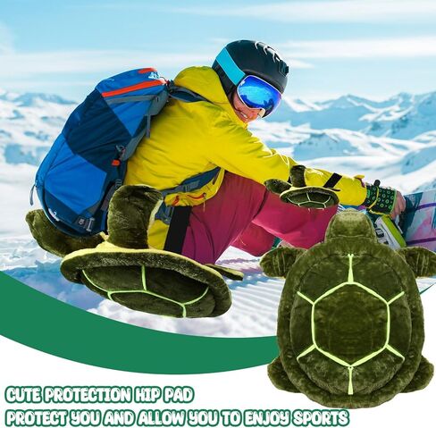 WETTARN 5 PCS منصات بعقب السلاحف الكبيرة للزحفات الجليدية اللطيفة سلحفاة سلحفاة ترس وقائية للتزلج على منصات مرفقة من سلحفاة ركبة السلحفاة للأطفال حماية في الهواء الطلق (أخضر) in Kuwait