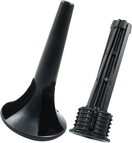 حامل بوق محمول من Piutouyar، حامل بوق قابل للطي وقابل للفصل بـ 5 أرجل، حامل بوق معدني أسود ثابت in Kuwait