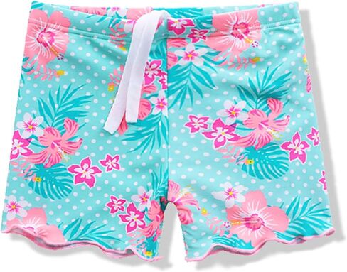 TFJH E Girls Sweeve Swimeve Sweat Sweat Swimsuit UPF 50+ مجموعات حراسة الطفح الجلدي UV 3-12Y in Kuwait