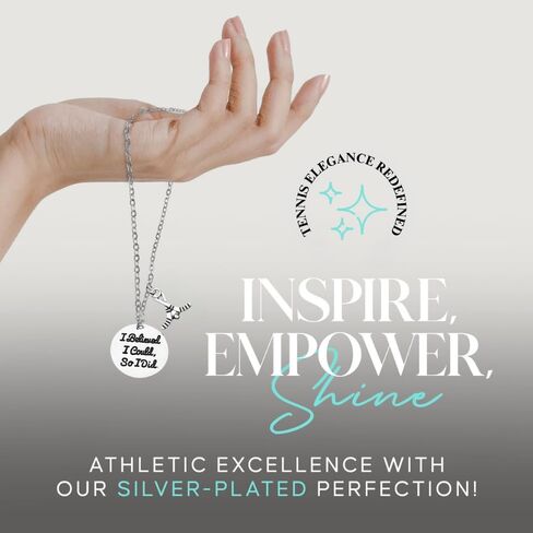 Sportybella - Hockey Charm Necklace, Inspirational Necklace Gift for Female Hockey Players in Saudi Arabia