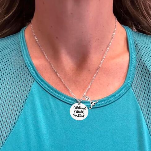 Sportybella - Hockey Charm Necklace, Inspirational Necklace Gift for Female Hockey Players in Saudi Arabia