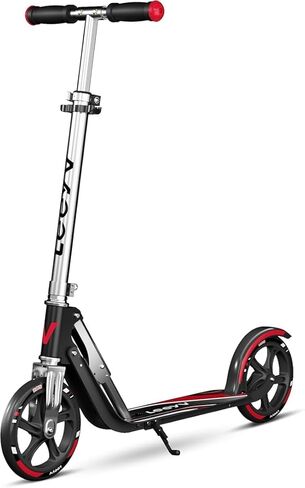 Scooter for Ages 6+, Kids, Teens & Adults, Big Wheels, Adjustable Height, Foldable Aluminum Frame, Supports up to 220 lbs for a Smooth Ride, Easy Folding Design in Saudi Arabia