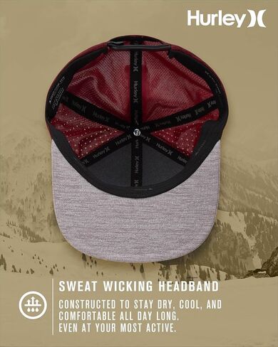 Hurley Men's Hat - H2O-DRI Dock Snap-Back Baseball Hat in Kuwait