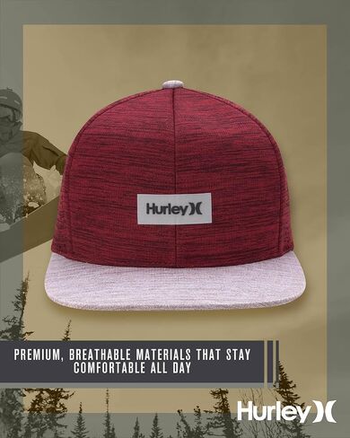 Hurley Men's Hat - H2O-DRI Dock Snap-Back Baseball Hat in Kuwait