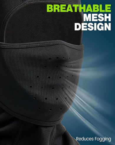 Winter Breathable Balaclava Face Mask, Moveable Design Ski Mask for Cold Weather Ski Snowboarding Working Men Women in Kuwait