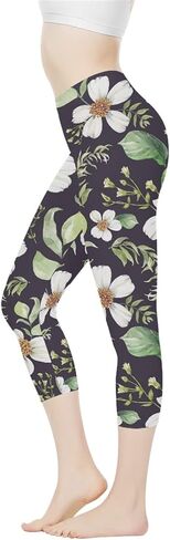 PZZ BEACH Women Fitness Leggings Yoga Capri Pants Swearpants Running Cycling Strechy Tummy Control Slimming in Saudi Arabia