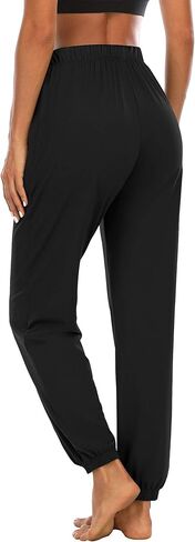 Sarin Mathews Womens Joggers Yoga Sweatpants Loose Comfy Workout Drawstring Lounge Pants for Women with Pockets in Saudi Arabia