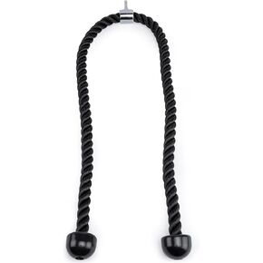 Long Tricep Rope for Home Gym Pulley System,Double Length Tricep Pull Down Rope - 54 Inches Attachment for Cable Machine - Heavy Duty Long Tricep Pull Down Rope
