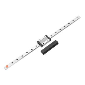 uxcell MGN12 400mm Linear Guide Rail with MGN12H Sliding Carriage Block and Plastic Mini MGN12 Linear Guide for DIY 3D Printers and CNC Machine, Black