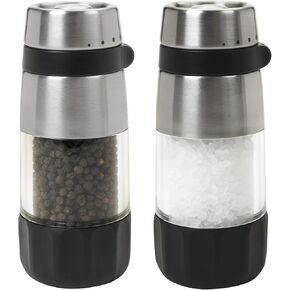 OXO Good Grips Salt and Pepper Grinder Set, Stainless Steel