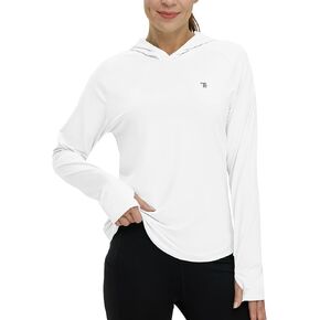 Rdruko Women's Sun Protection UPF 50+ Long Sleeve Hiking Athletic Shirt Lightweight Quick Dry Hoodie for Outdoor