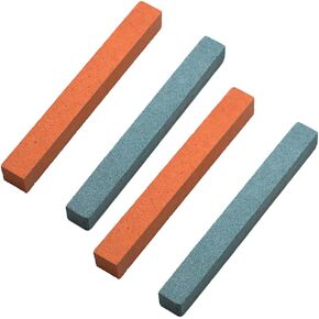 4 Pieces Guitar Fret Polishing Blocks Guitar Fret Grinding Stone Guitar Fret Grinding Block Guitar Frets Polish Tools Guitar Fret Sanding Stone, Red, Blue-Green
