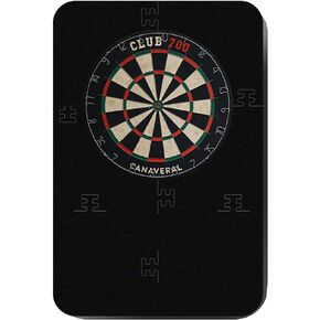 Dart Board Wall Protectors,Extended Length Dartboard Wall Protector,Dartboard Surround,Black Dart Board Cork Wall Protector,Suitable for 18in Dart Board