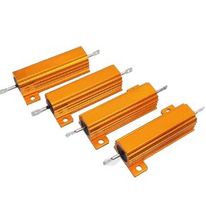 4pcs 1K ohm 1K 50W Watt Aluminum Housed Metal Case Wirewound Resistors
