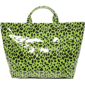 PVC Tote Bag for Women Letter Print Work Tote Bag Clear Plastic Bag Large Kraft Paper Handbag Solid Color Hobo Bag