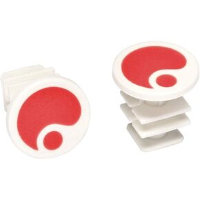 Ergon End Plugs for GA2/GA2Fat/GA3: Red